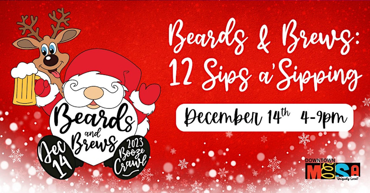 Beards & Brews : 12 Sips a'Sipping Booze Crawl