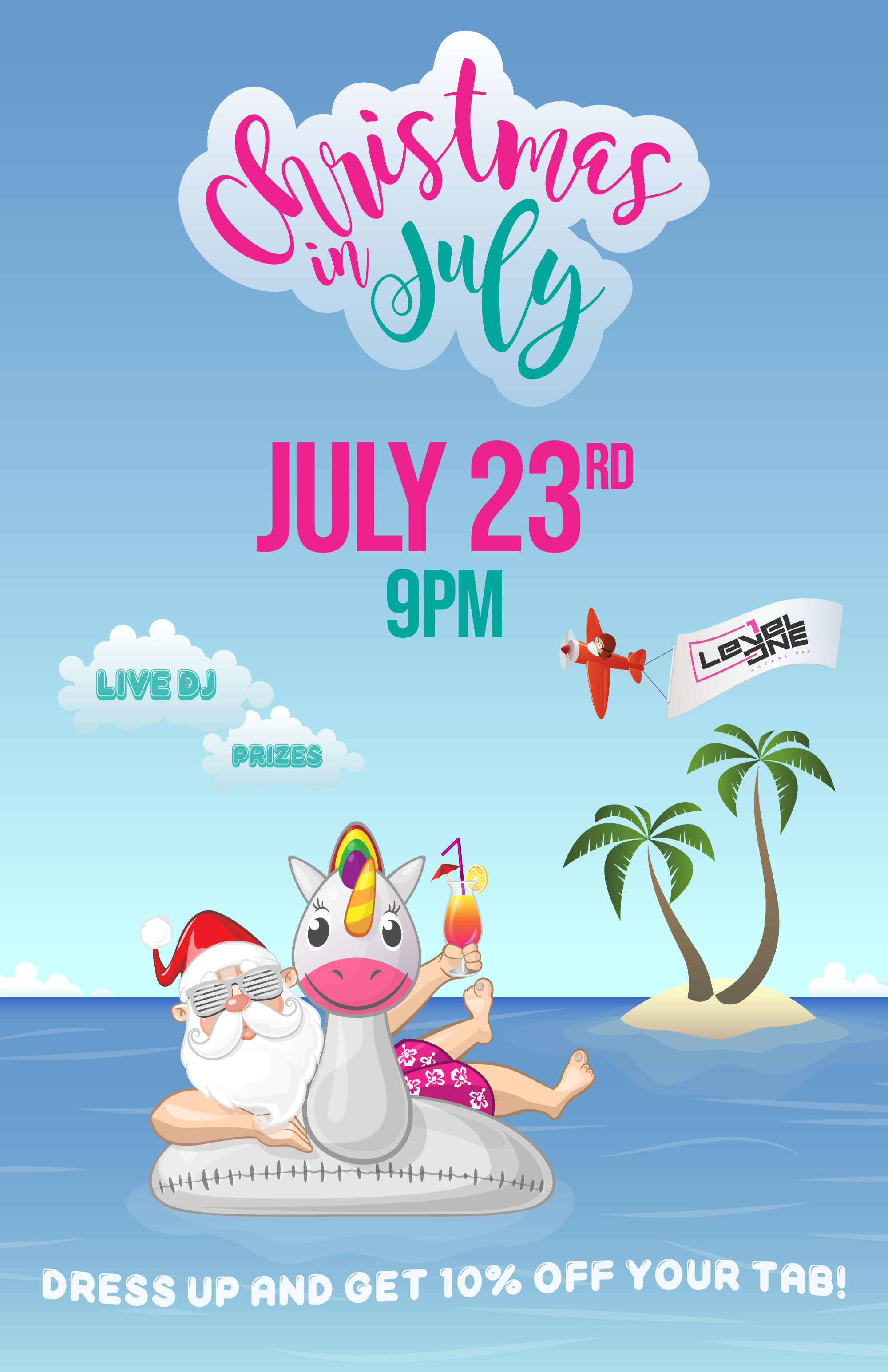 Christmas in July Party