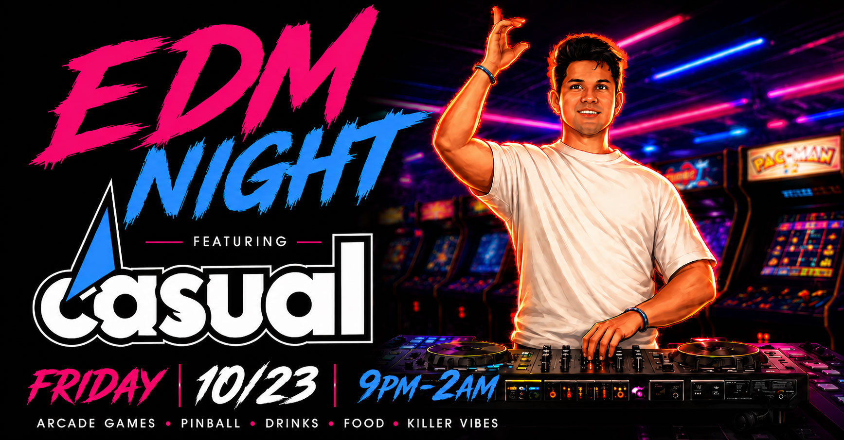 EDM Night Featuring Casual & Friends