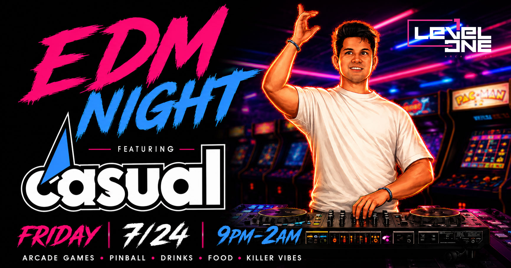 EDM Night Featuring Casual