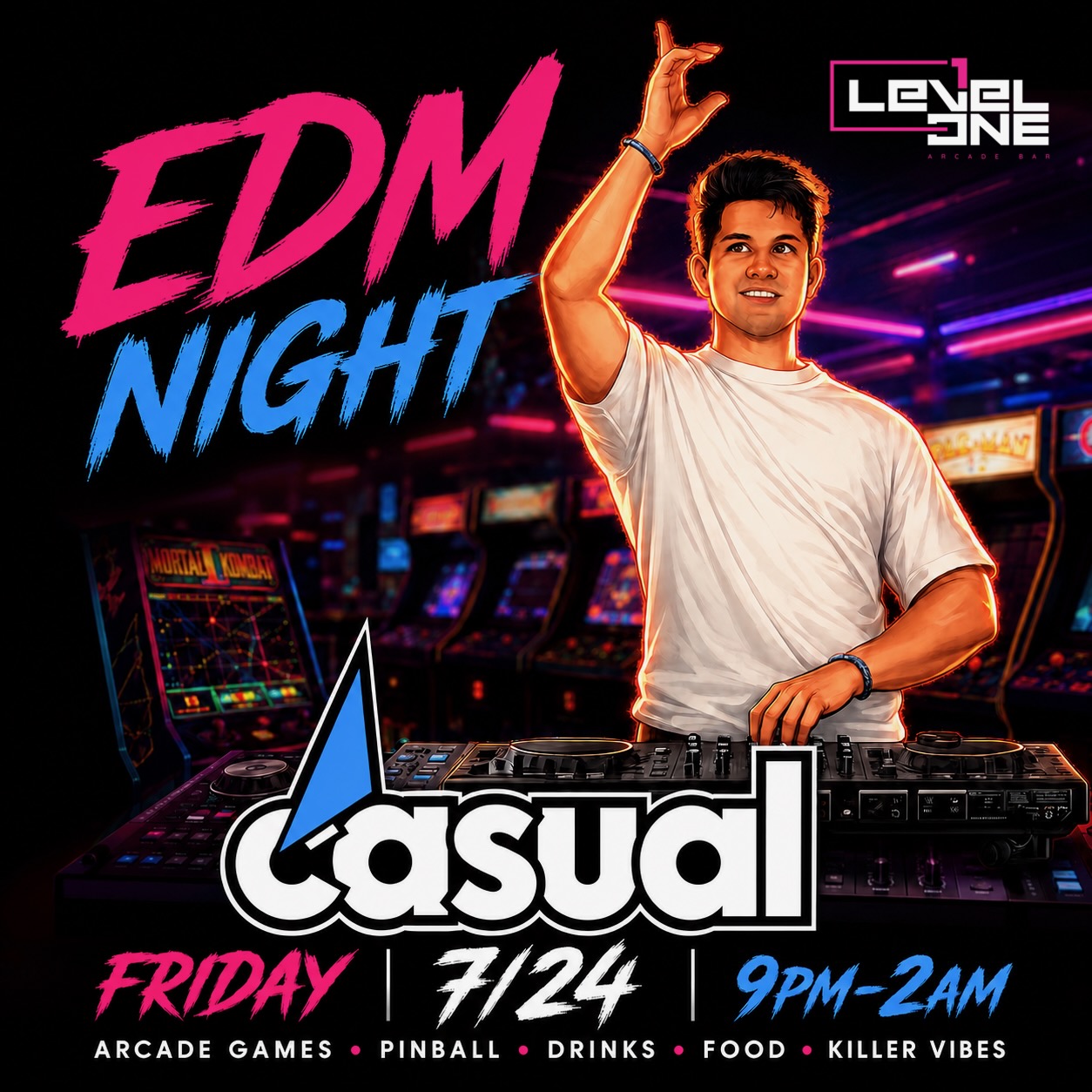 EDM Night Featuring Casual EDM Night Featuring Casual