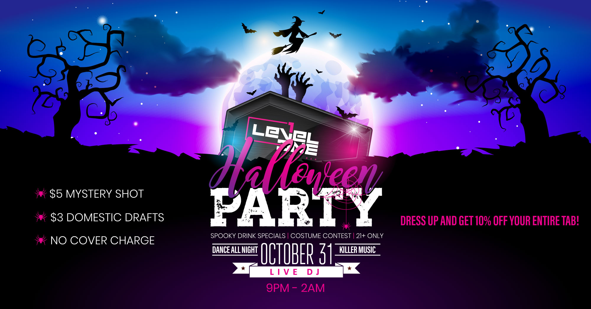Ghouls Just Wanna Have Fun: Level 1’s Haunted Arcade Halloween Party!