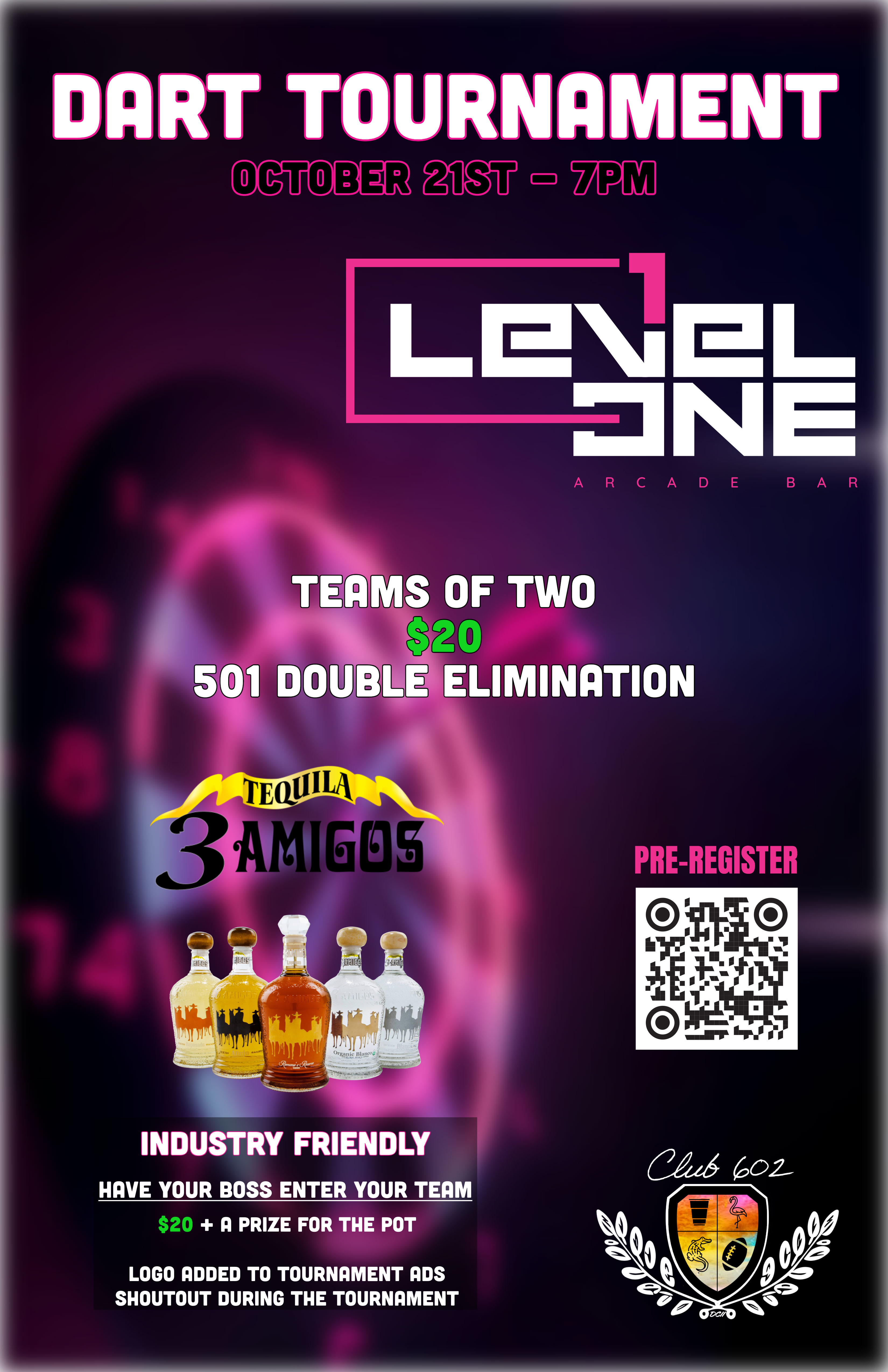 Doubles Dart Tournament