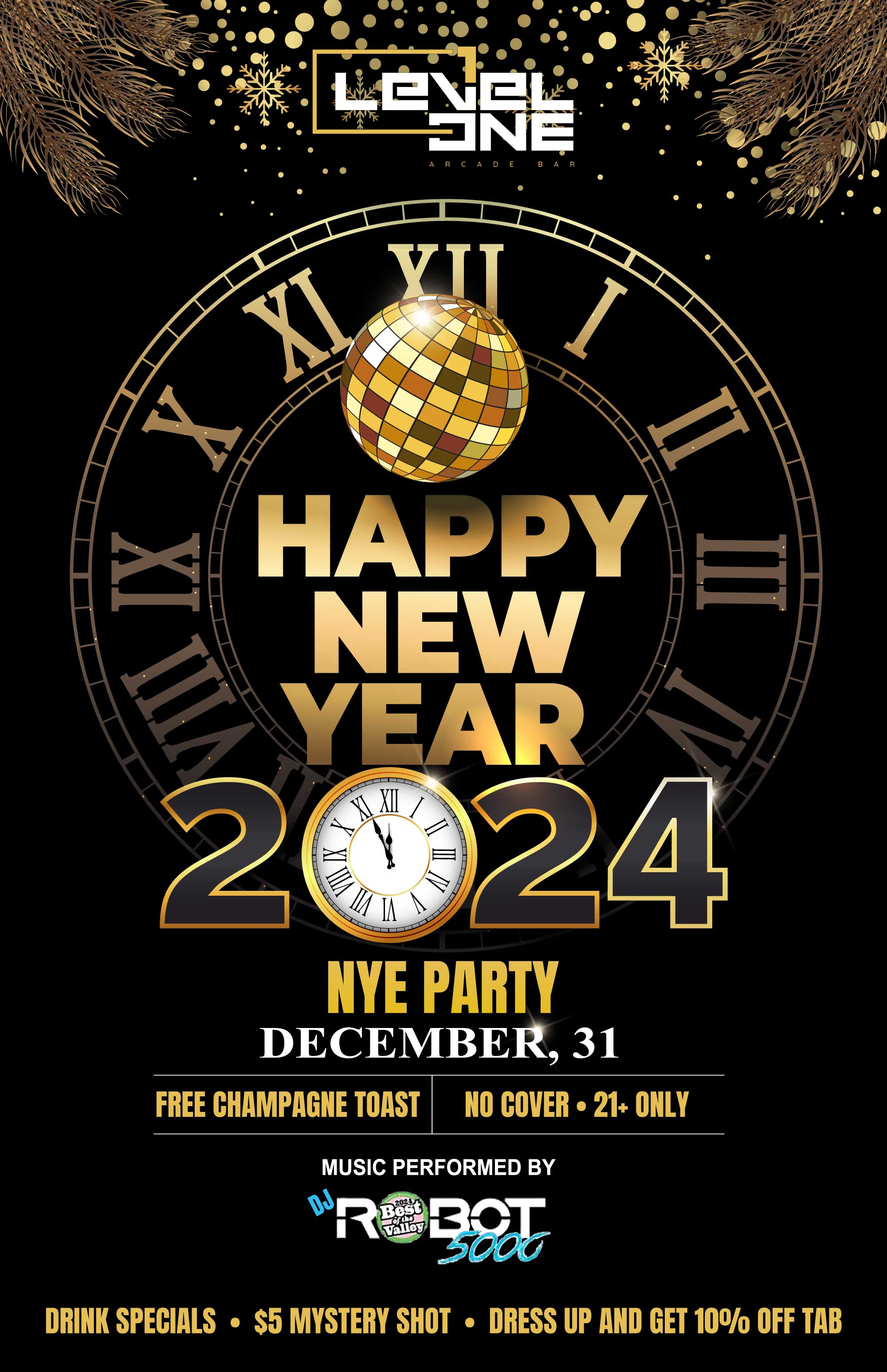 New Years Eve 2024 Party Bash