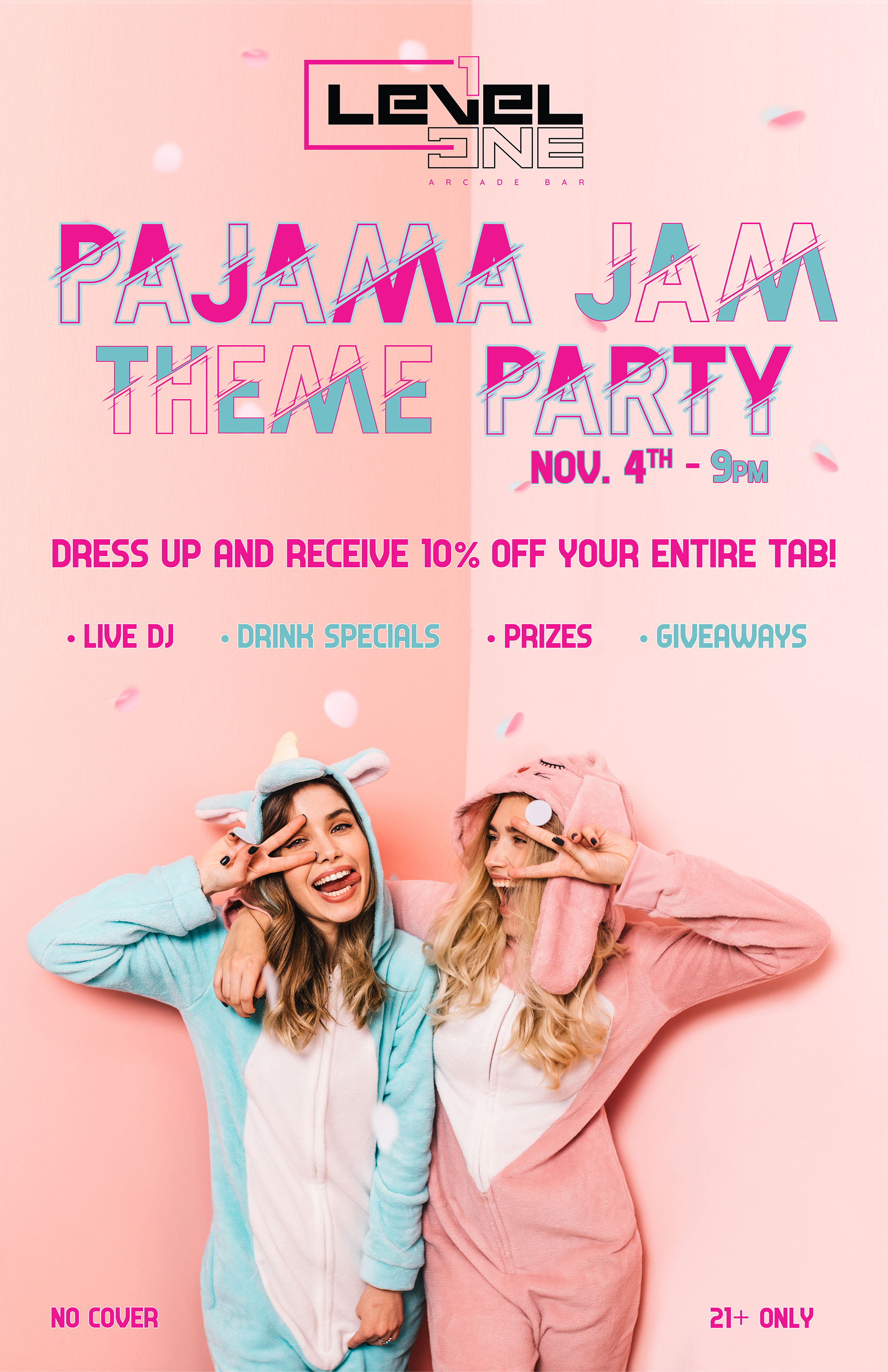 First Friday Pajama Jam Theme Party