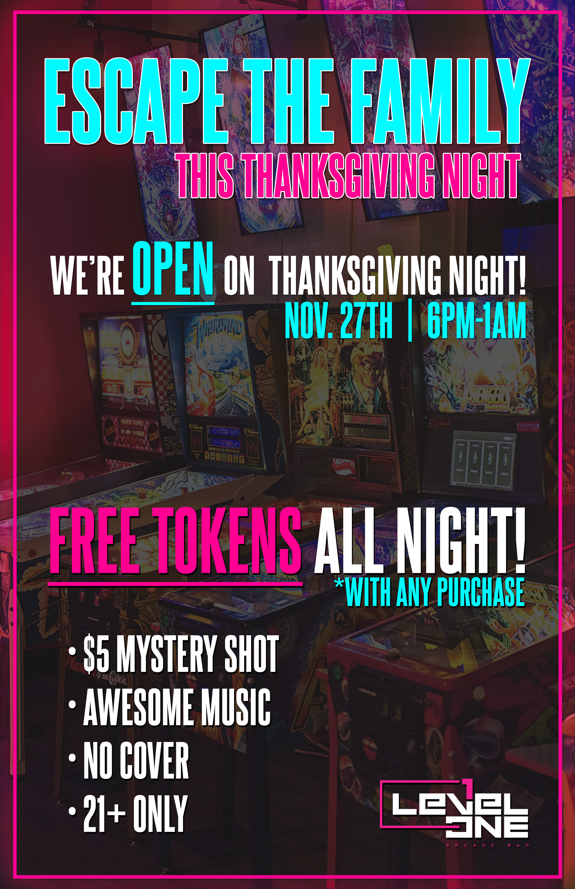 Escape The Family This Thanksgiving Night Escape The Family This Thanksgiving Night