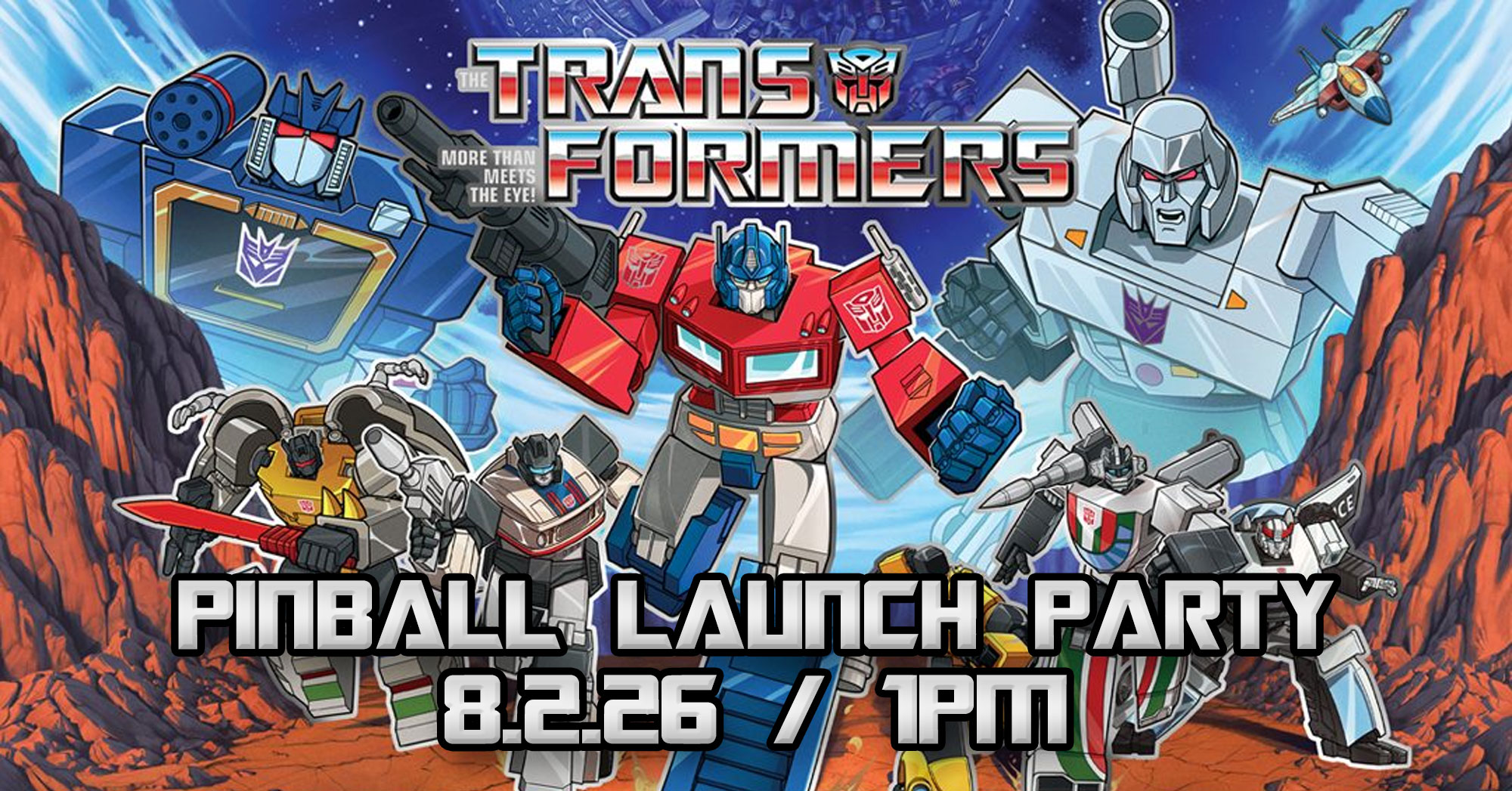 Transformers: More Than Meets The Eye Pinball Launch Party
